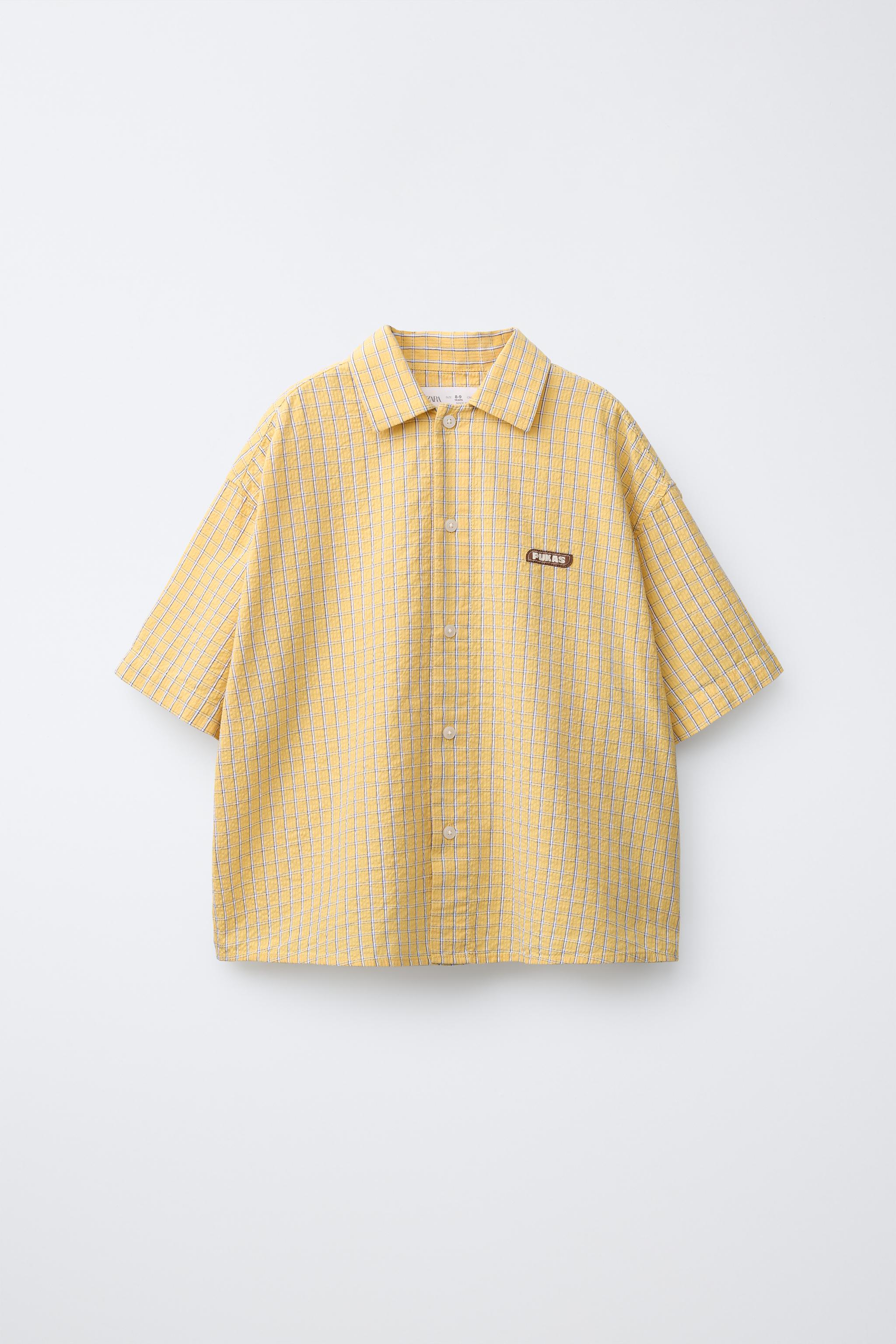 PUKAS SURF PLAID PRINT SHIRT